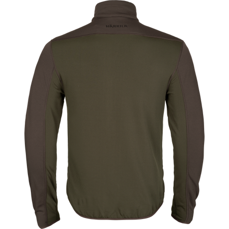 Olaf Fleecejacke - Willow green/Shadow grey - Härkila