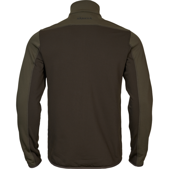 Olaf Fleece-Jacke - Shadow Brown/Forest night - Härkila