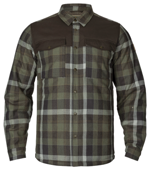 Asmund isolierte Hemdjacke aus Wolle Willow green/Phantom - Härkila
