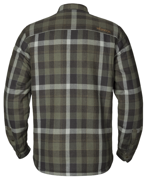 Asmund Isolierte Hemdjacke aus Wolle, Weidengrün/Phantom – Härkila