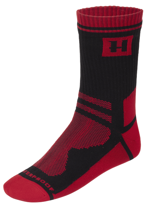 Wasserdichte Socken Rot/Schwarz - Härkila