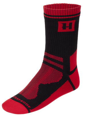 Wasserdichte Socken Rot/Schwarz - Härkila