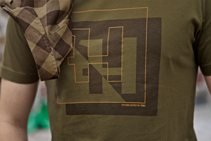 H-Logo S/S T-Shirt Dunkeloliv - Härkila