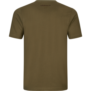 H-Logo S/S T-Shirt Dunkeloliv - Härkila