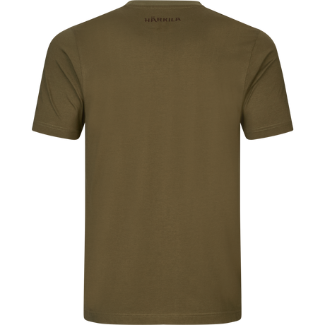 H-Logo S/S T-Shirt Dunkeloliv - Härkila