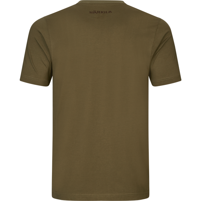 Härkila H-Logo S/S T-Shirt – Dunkeloliv – Härkila