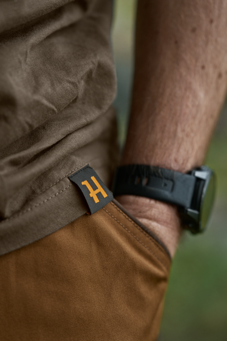 H-Logo Kurzarm-T-Shirt Major brown – Härkila