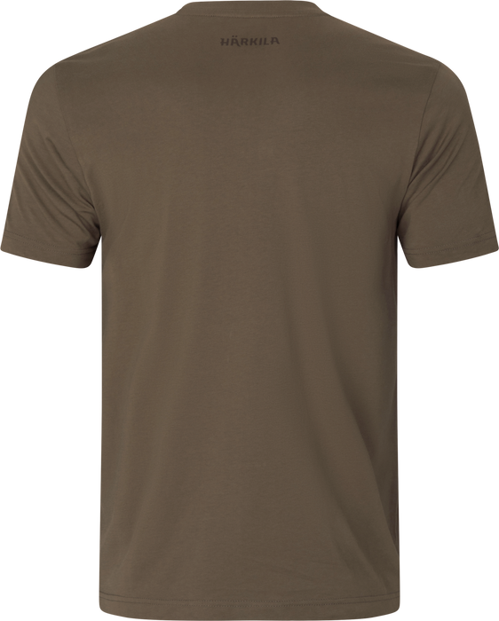 H-Logo Kurzarm-T-Shirt Major brown – Härkila
