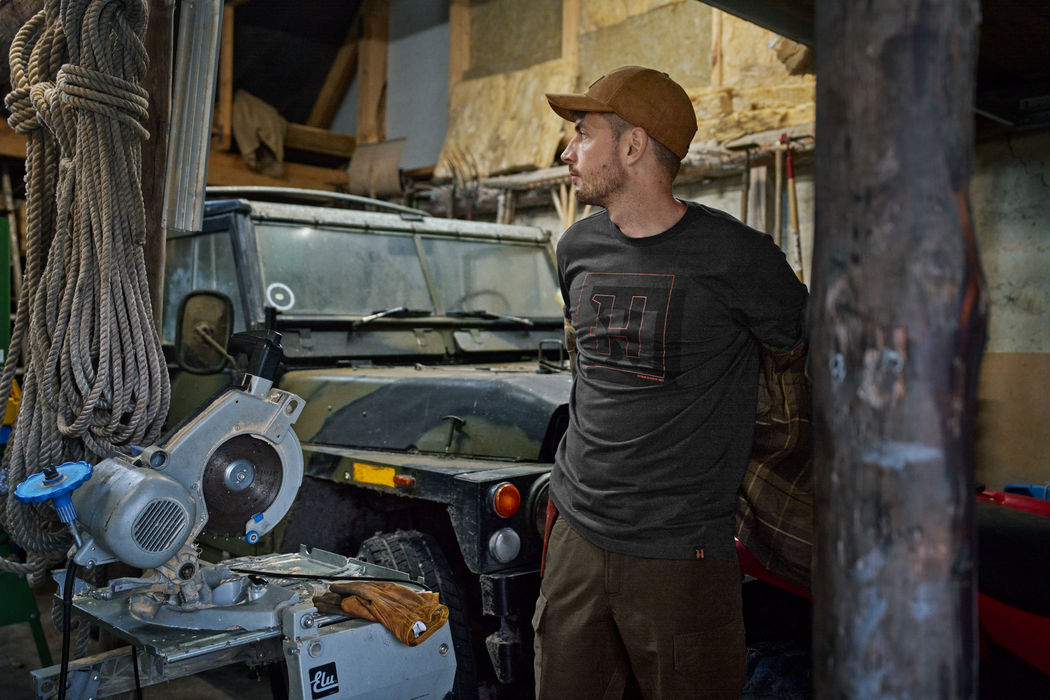 H-logo Kurzarm T-Shirt Phantom – Härkila