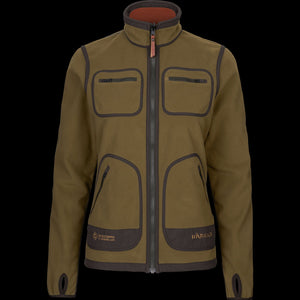 Kamko Fleecejacke Damen - Dark olive/Arabian spice - Härkila