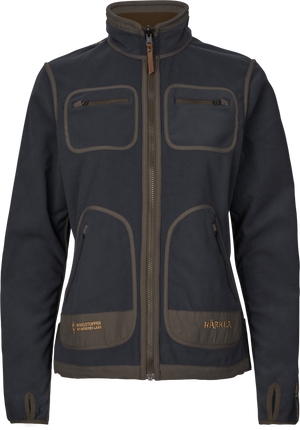 Kamko Fleecejacke Damen - Willow Green/Deep Well Purple – Härkila