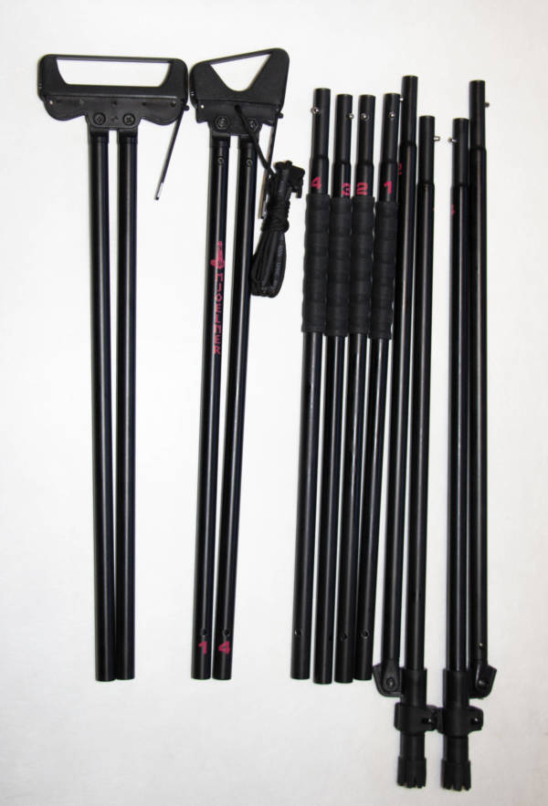 Fenris 1 4-Beinig Zielstock, Schwarz, Traveler