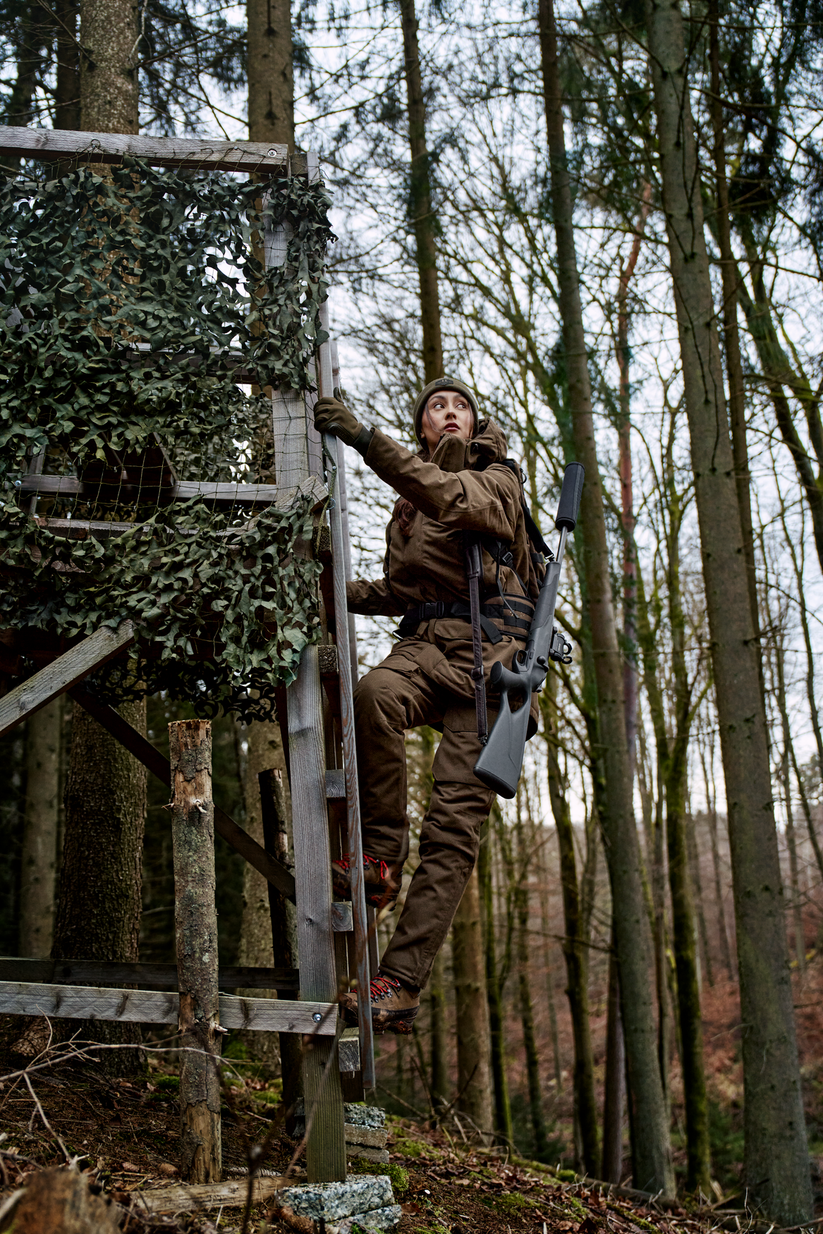 Driven Hunt HWS Isolierte Jacke Damen - Willow green – Härkila