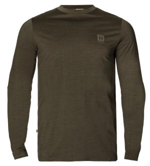Base-Layer L/S T-Shirt für alle Jahreszeiten Willow green - Härkila