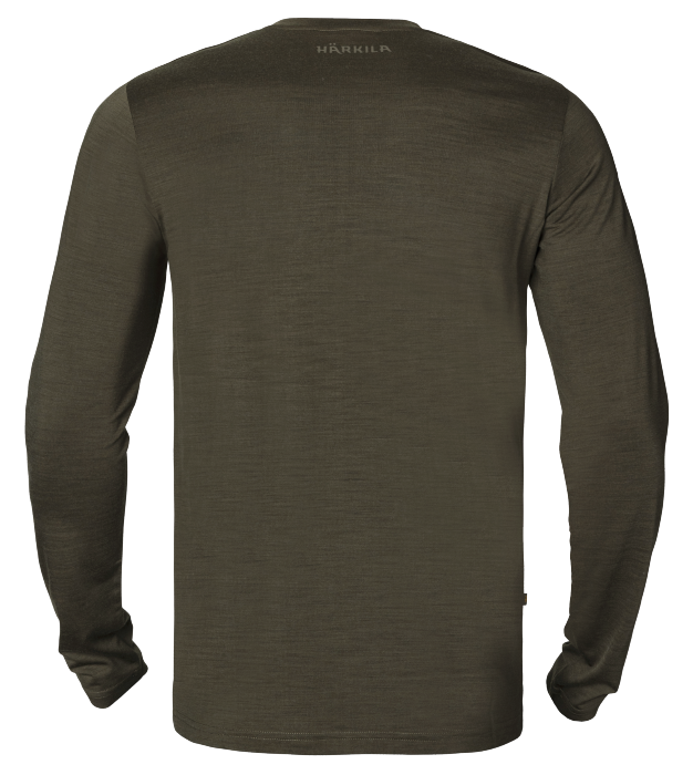 Base-Layer L/S T-Shirt für alle Jahreszeiten Willow green - Härkila
