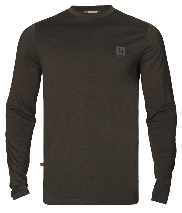 Härkila Base All Season L/S T-Shirt – Schattenbraun – Härkila