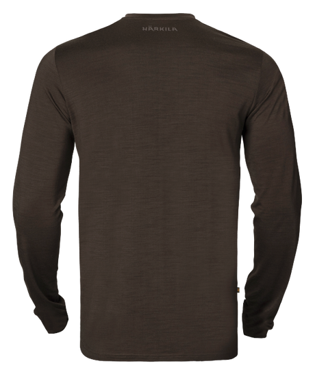 Base All Season L/S T-Shirt - Shadow brown - Härkila