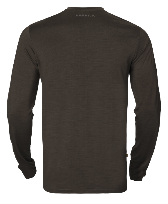 Base All Season L/S T-Shirt - Shadow brown - Härkila