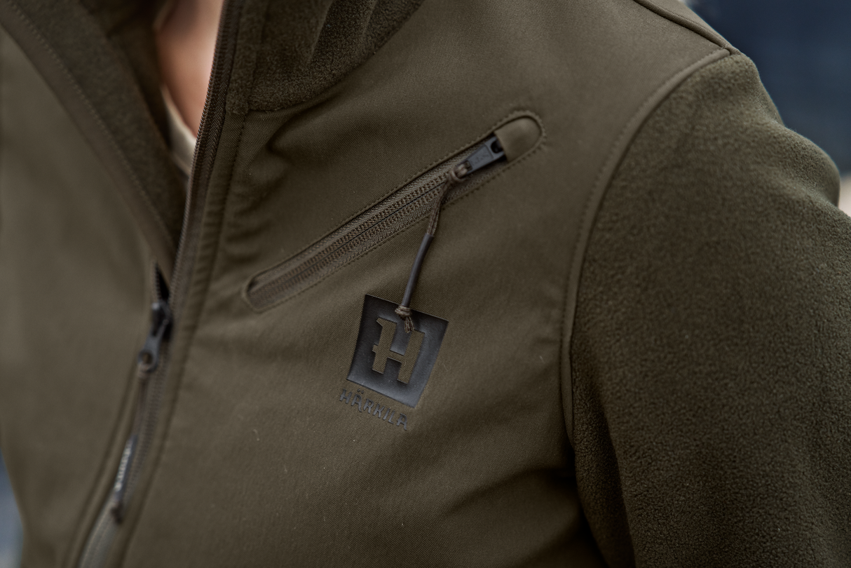 Fjell Fleecejacke für Damen Hunting Green/Willow Green - Härkila