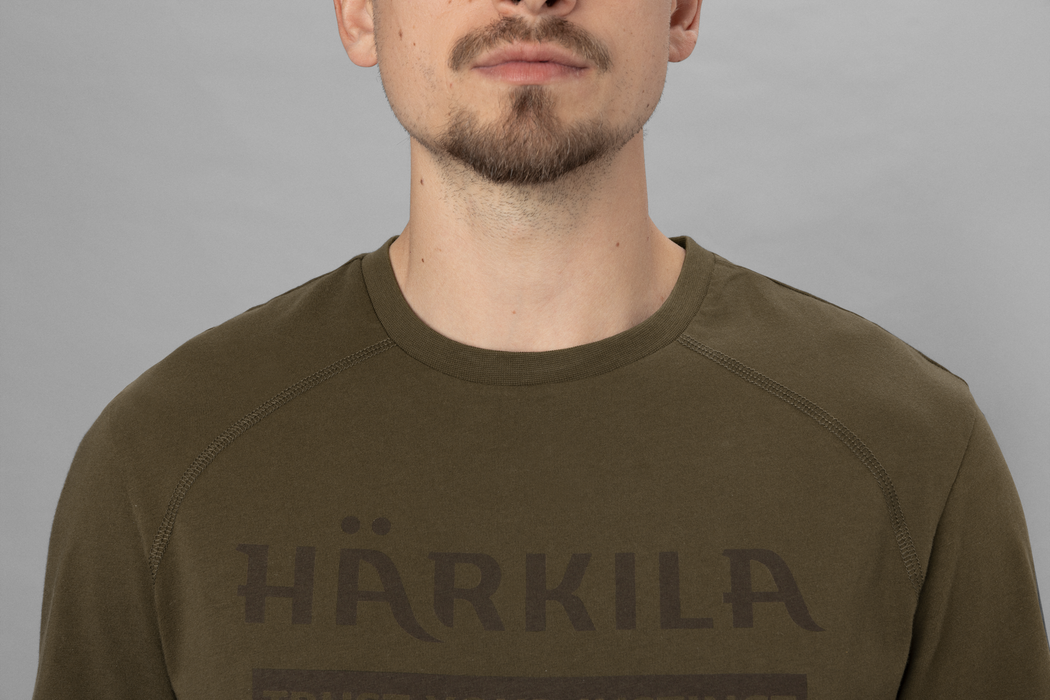 Härkila-Logo-Kurzarm-T-Shirt – Weidengrün – Härkila
