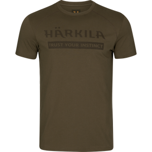 Logo S/S T-Shirt - Willow Green - Härkila
