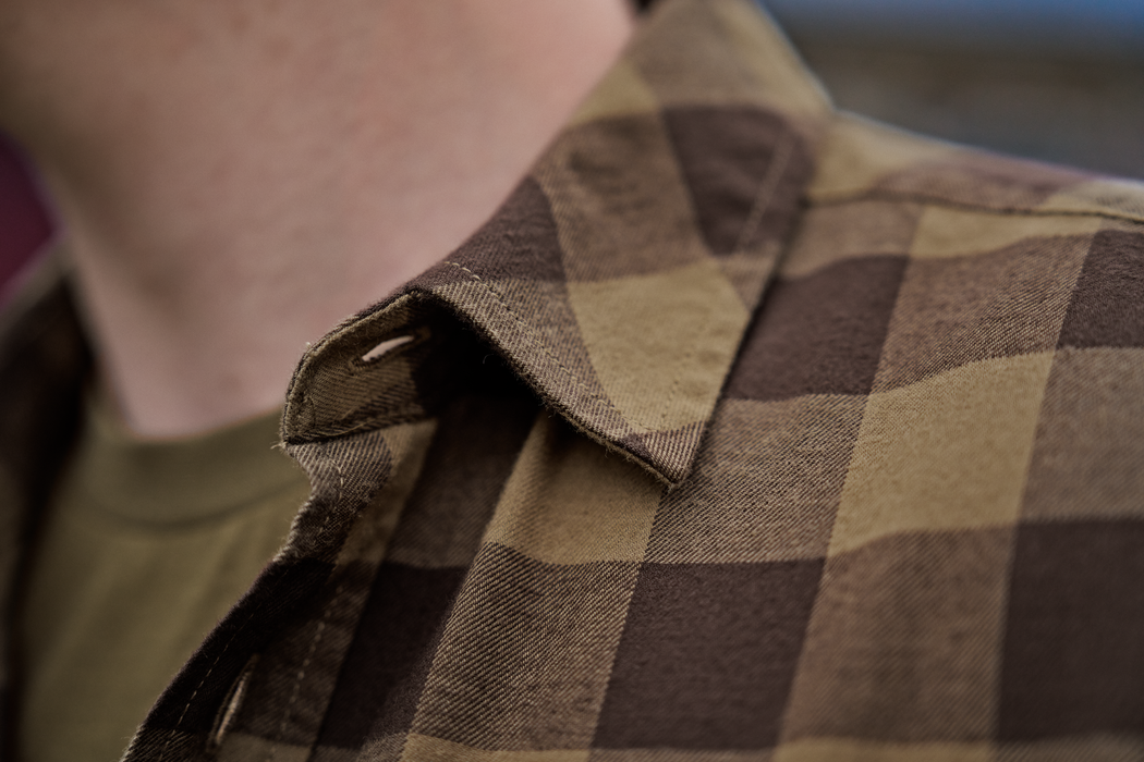 Skandinavisches L/S-Hemd von Härkila – Antik-Bronze-Karo – Härkila