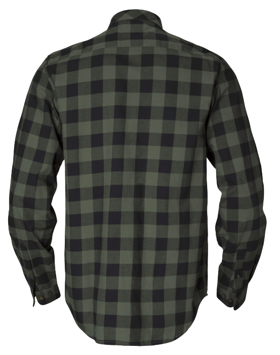 Skandinavisches L/S-Hemd - Green check - Härkila