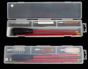 Reinigungsgarnitur 3-teilig Stahl/PVC Stock, Box 8mm.