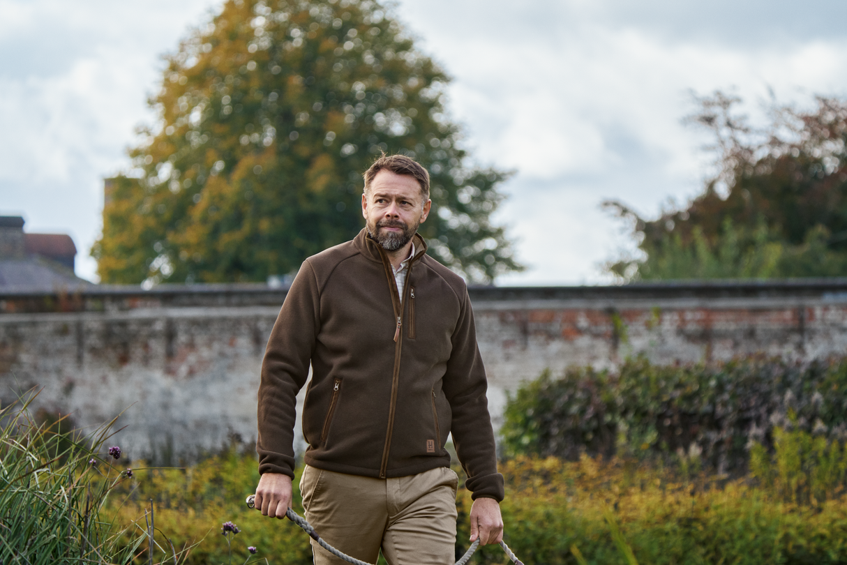 Sherpa Fleecejacke Demitasse brown – Härkila