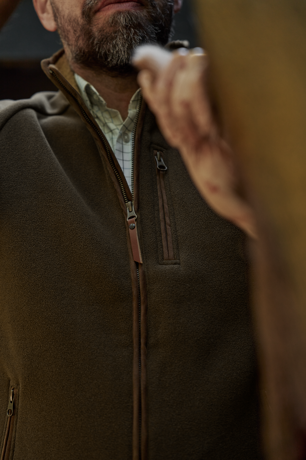 Sherpa-Fleeceweste Willow green – Härkila