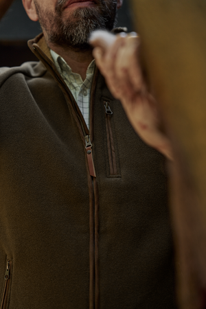 Sherpa-Fleeceweste Willow green – Härkila
