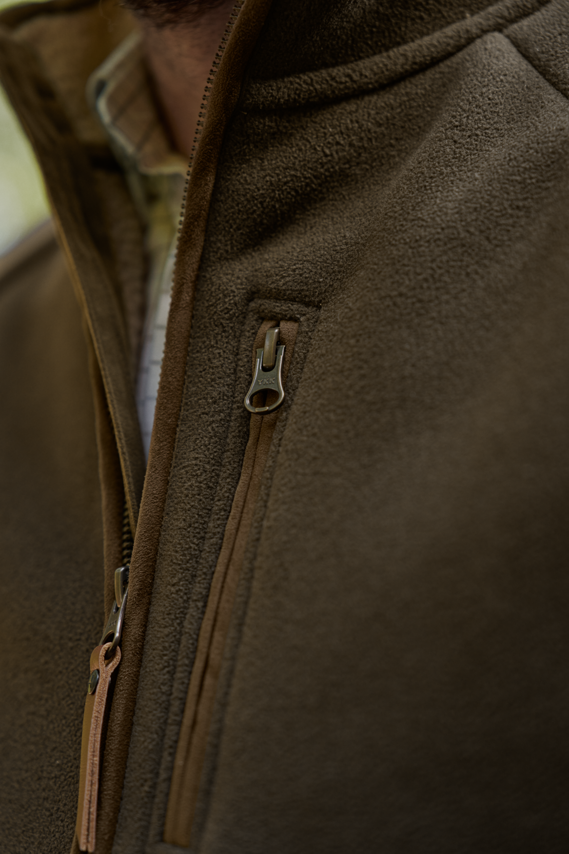 Sherpa-Fleeceweste Willow green – Härkila