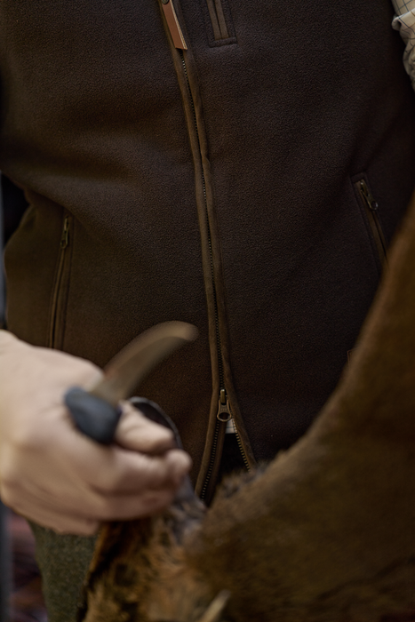 Sherpa Fleeceweste Demitasse brown – Härkila