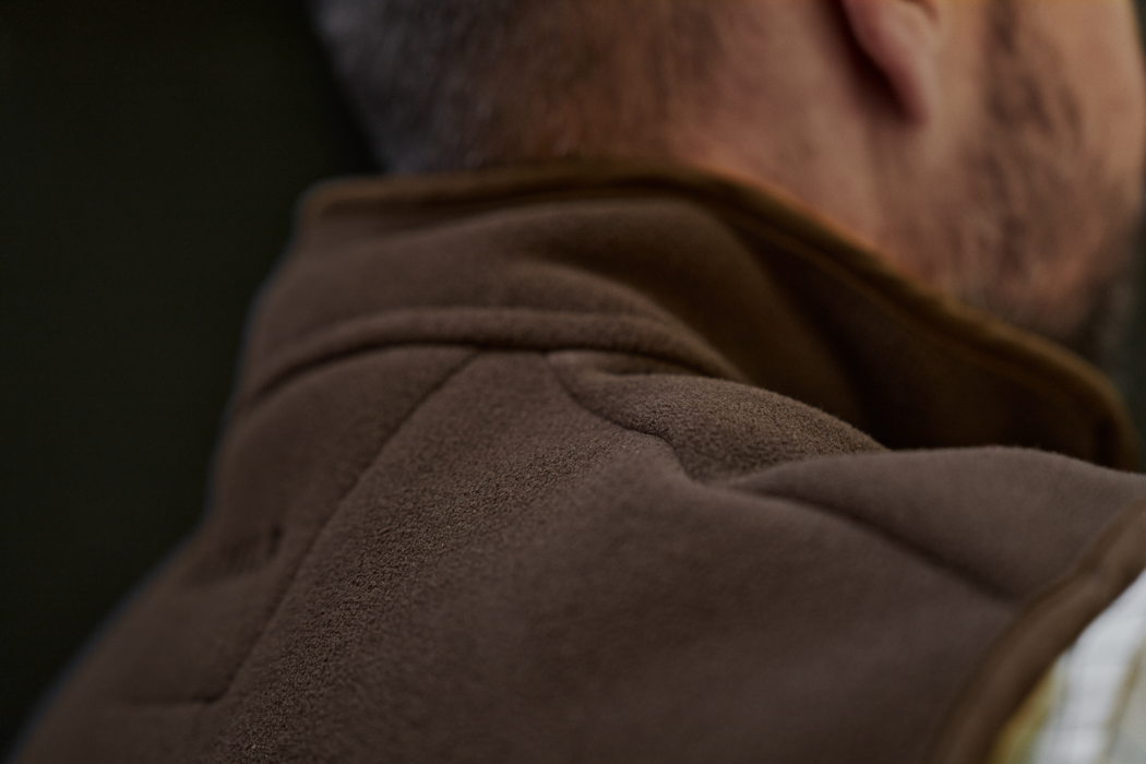 Sherpa Fleeceweste Demitasse brown – Härkila