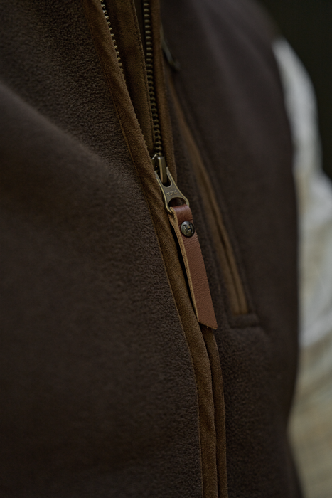 Sherpa Fleeceweste Demitasse brown – Härkila