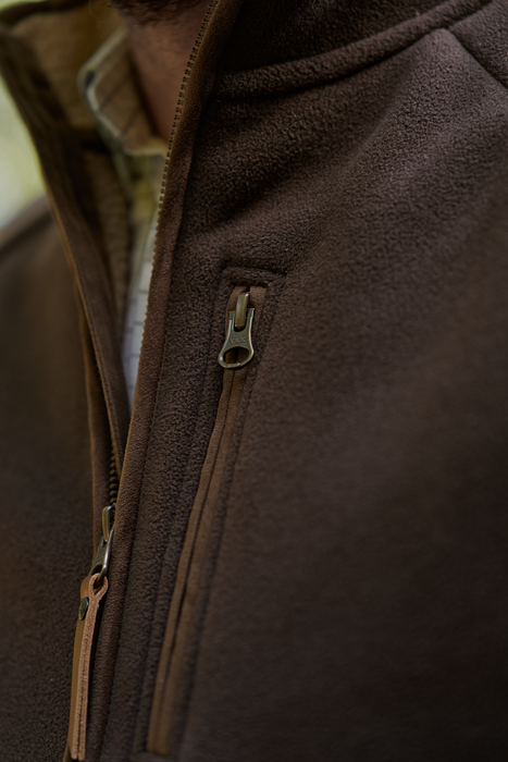 Sherpa Fleeceweste Demitasse brown – Härkila