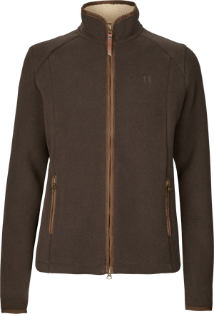 Sherpa-Fleecejacke Damen Demitasse brown – Härkila