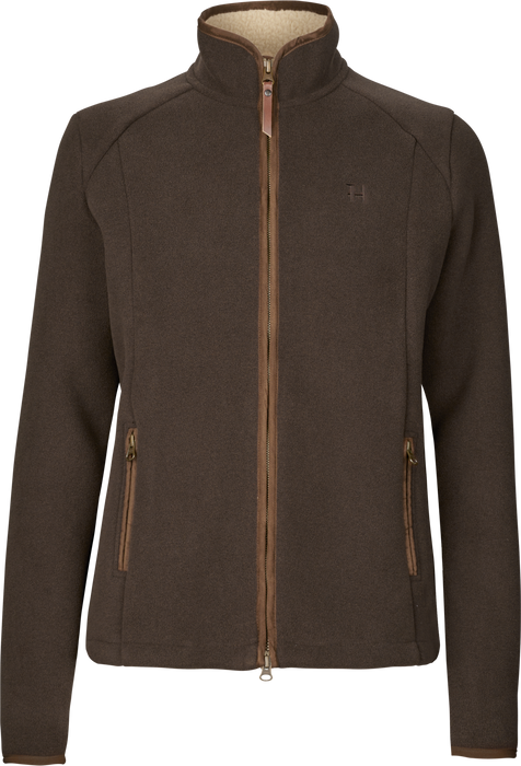 Sherpa-Fleecejacke Damen Demitasse brown – Härkila