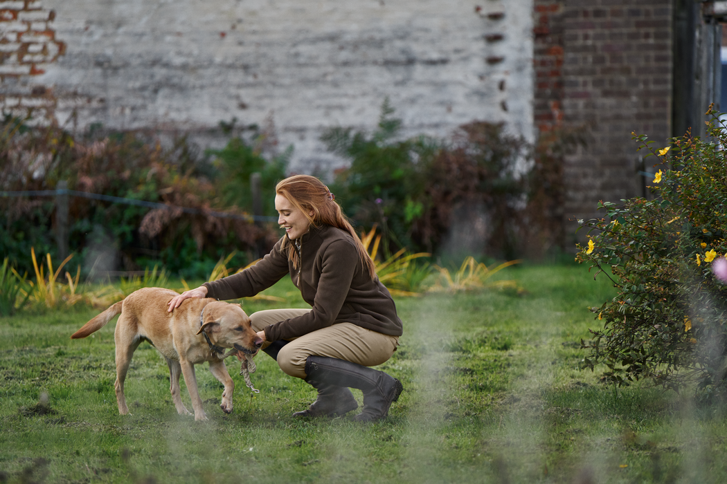 Sherpa-Fleecejacke Damen Demitasse brown – Härkila