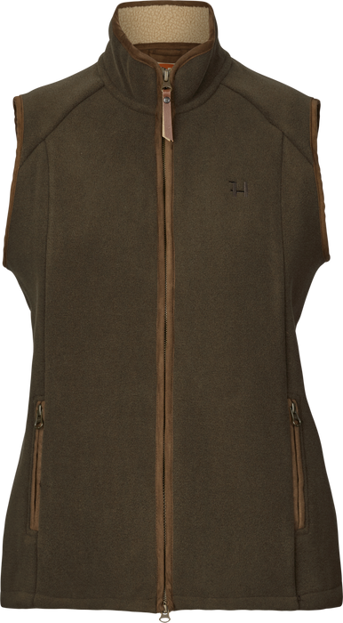 Sherpa-Fleeceweste für Damen Willow green – Härkila