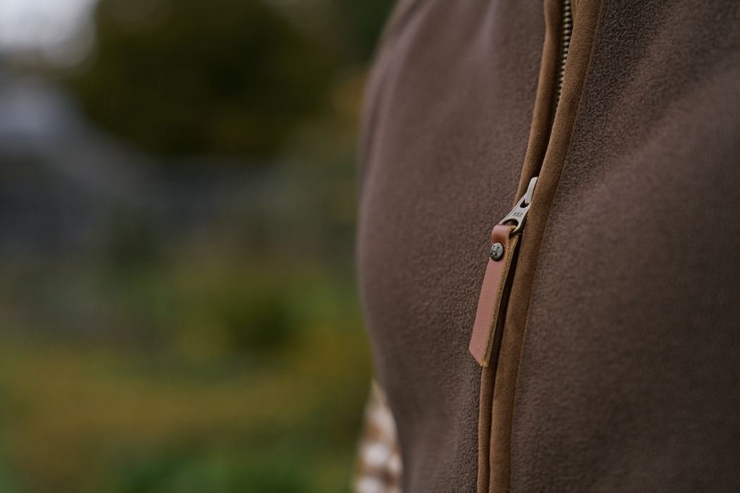 Sherpa-Fleeceweste Damen Demitasse brown – Härkila