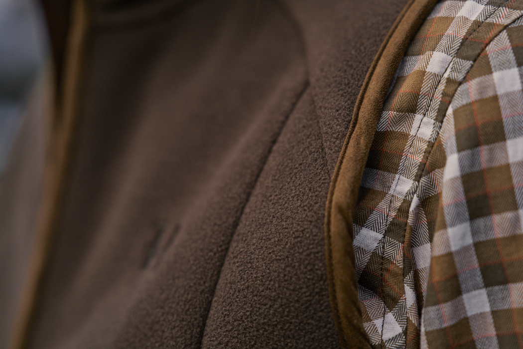 Sherpa-Fleeceweste Damen Demitasse brown – Härkila