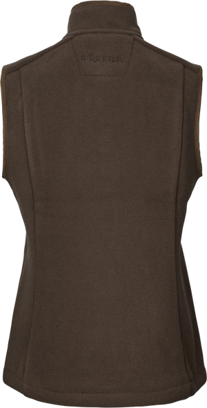 Sherpa-Fleeceweste Damen Demitasse brown – Härkila