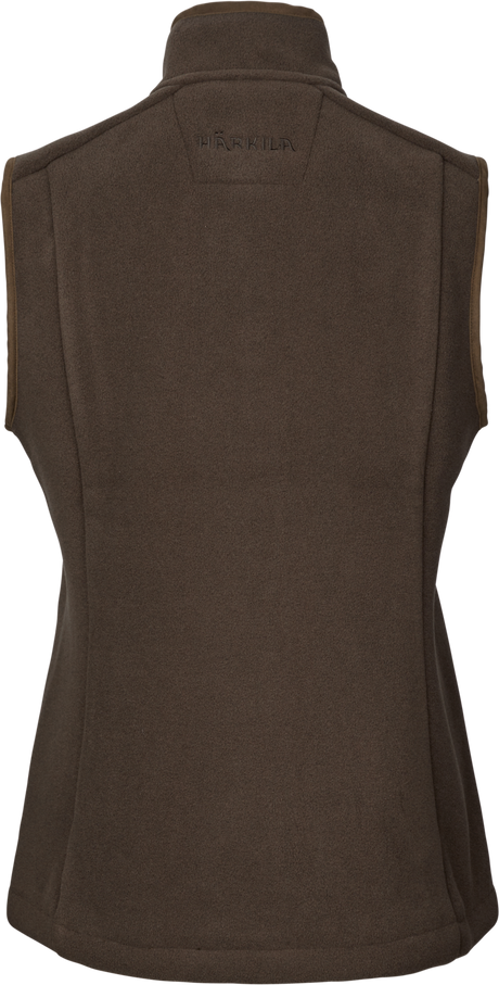 Sherpa-Fleeceweste Damen Demitasse brown – Härkila