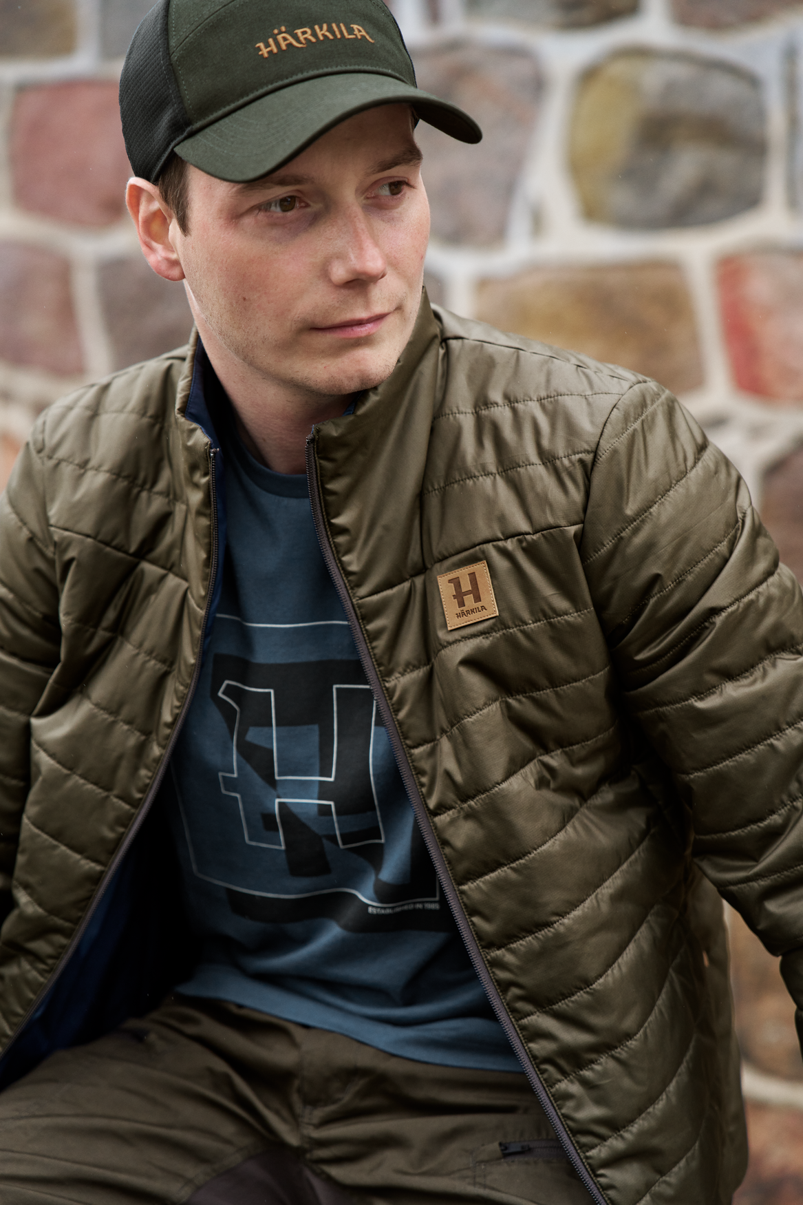 Kalix HSP Jacke Willow green/Sea blue - Härkila