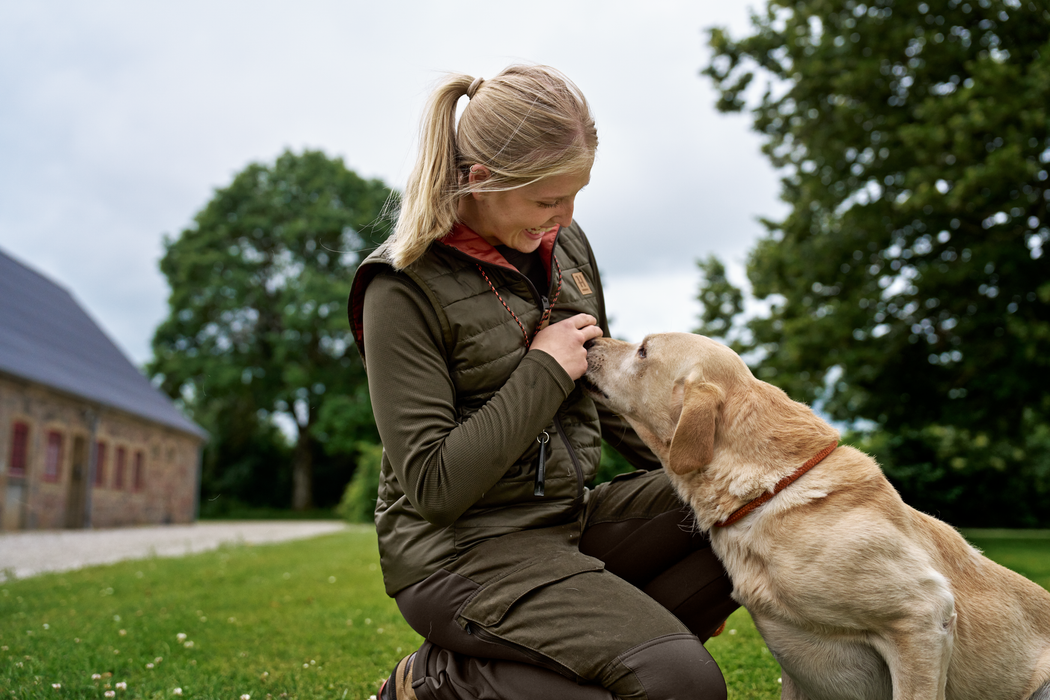 Kalix HSP Weste für Damen Willow green/Arabian spice - Härkila