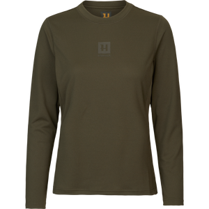 Instinct Langarm-T-Shirt Damen Willow green - Härkila