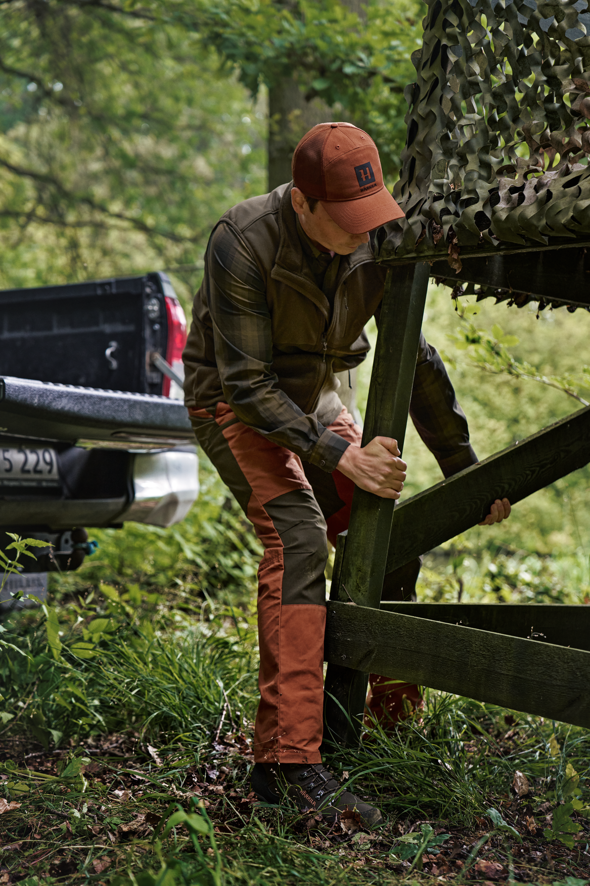 Akkan Hemd - Willow green/Shadow brown - Härkila