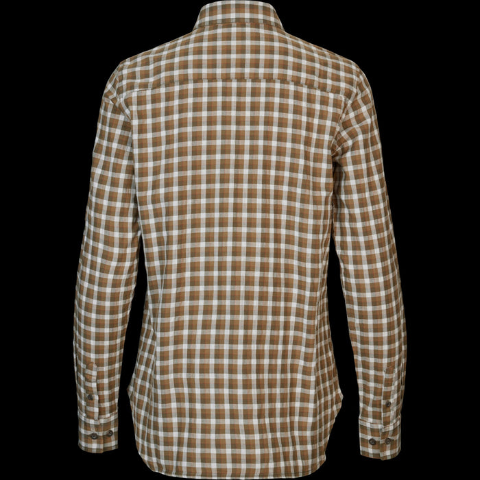 Härkila Fjell Damen L/S-Hemd Dunkeloliv kariert - Härkila