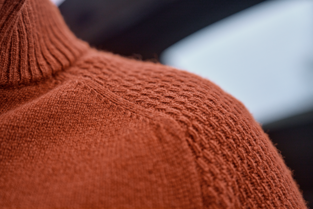 Merino-Pullover mit Halbreißverschluss Bombay brown – Härkila